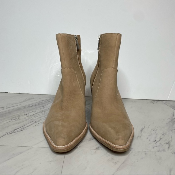 Dolce Vita Volli Tan Nubuck Heeled Bootie 8 - Picture 2 of 15